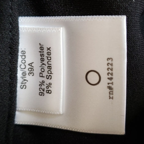 MCGUIRE LOU LOU HIGH WAIST CROP SLIM TROUSERS WELLIE Black Size 24 - Picture 14 of 16